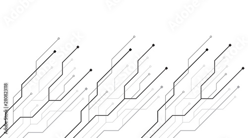 circuit board technology background. future electronics tech concept. movement. vector illustration element