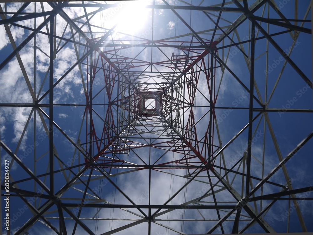 鉄塔と空 鉄塔と空