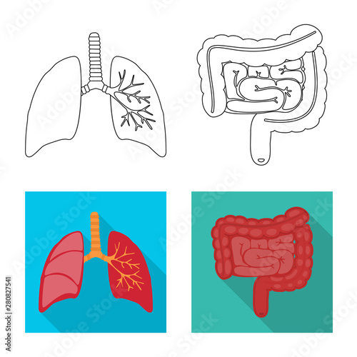 Vector design of biology and scientific symbol. Collection of biology and laboratory vector icon for stock.