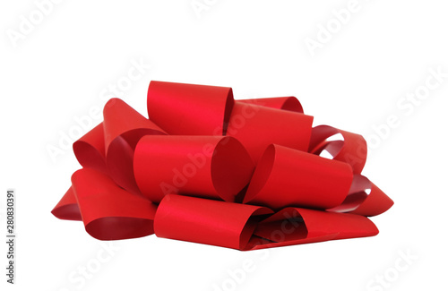 Red gift bow
