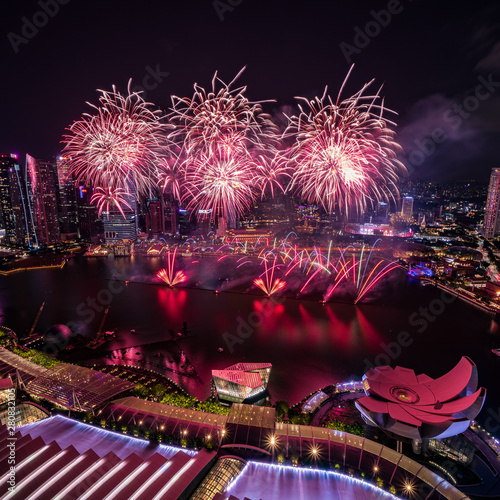 Photography Singapore National day fireworks
