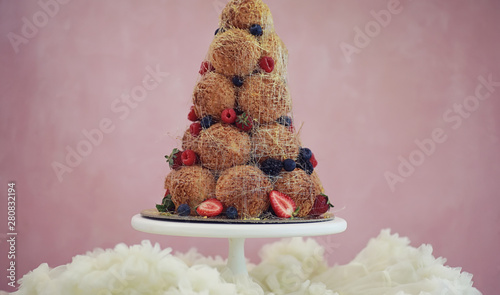 Confectionery flavored cakes for a holiday photo