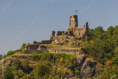 Ruins of the medieval castle above Vienne town  France