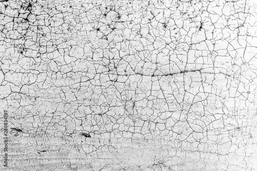 Cracked white paint Cracked white paint