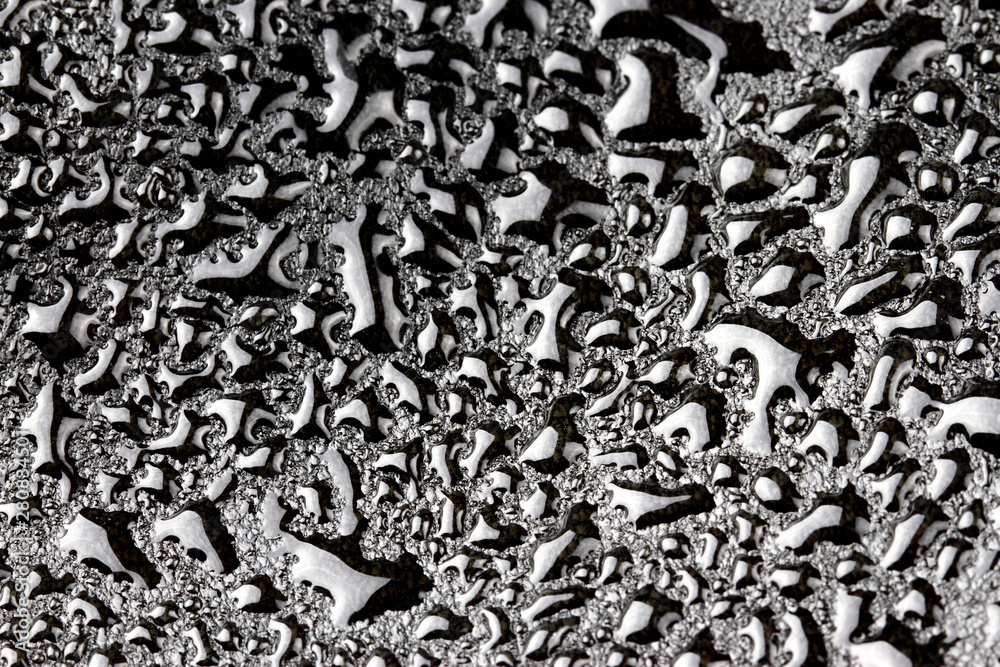 Drops of water on the surface of the skin, waterproof Drops of water on the surface of the skin, waterproof