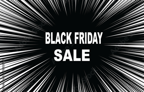 Black friday sale banner layout
