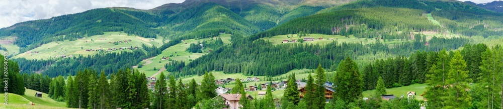 Panorama Sexten und Moos Pustertal Südtirol