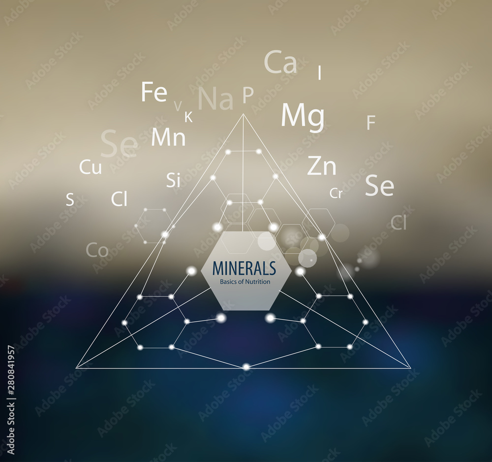 Fototapeta premium Minerals / The future is science.