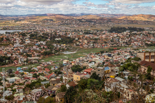 Fototapeta Naklejka Na Ścianę i Meble -  Vue panoremique d'Antananarivo à Madagascar