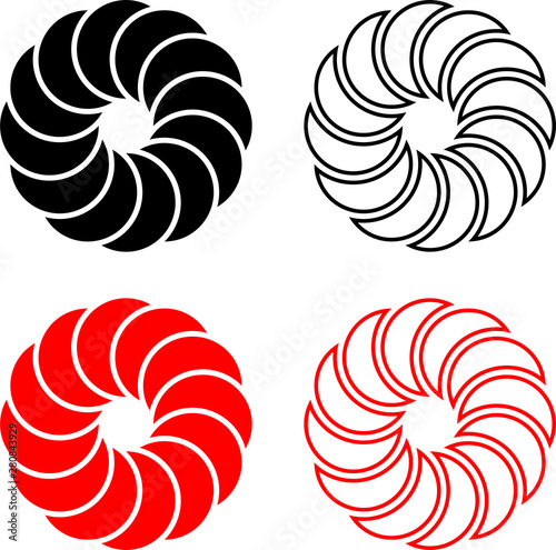 Geometric Shape Circle Line Art