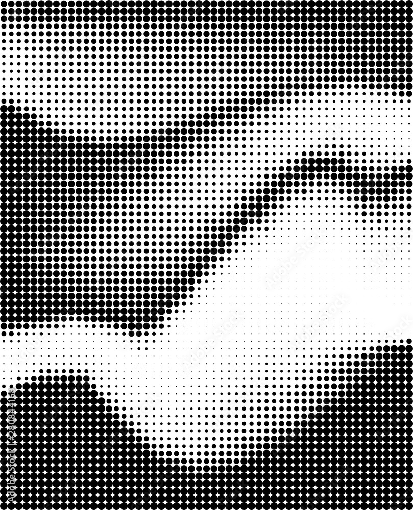 Fototapeta premium Abstract Halftone Design