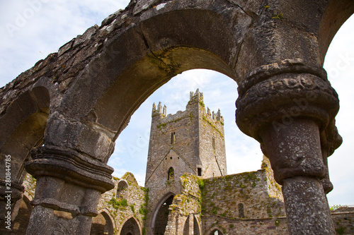 Konstfotografi Abadía de Jerpoint, Thomastown, Condado de Kilkenny, Irlanda