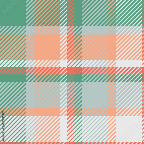 Plaid or tartan vector is background or texture in many color