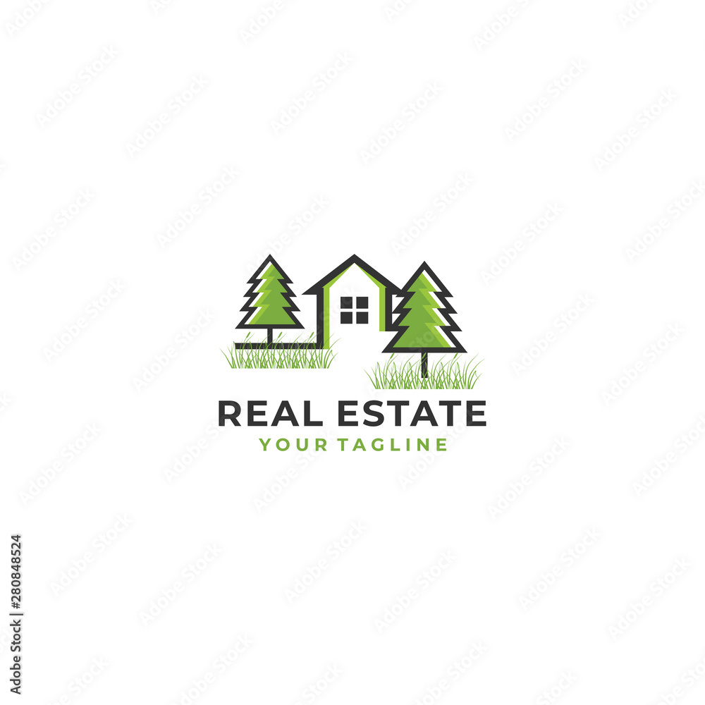 Fototapeta premium Real estate vector design template