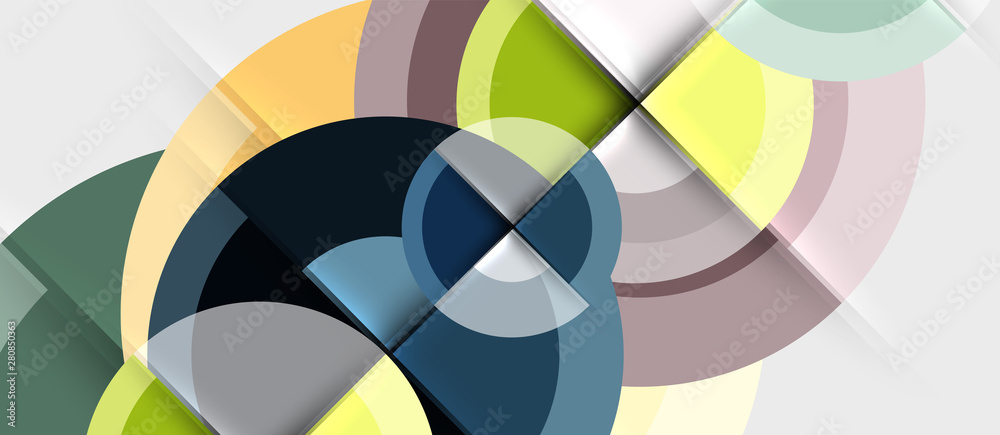 Geometric design abstract background - circles Geometric design abstract background - circles