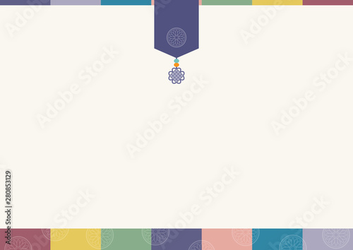 Abstract background with oriental ornaments