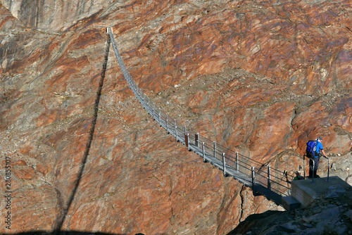 Piccardbrücke unterhalb des Ramolhauses/Ötztal/Austria
