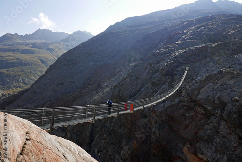 Piccardbrücke unterhalb des Ramolhauses/Ötztal/Austria