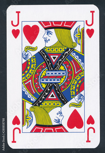 Playing poker cards isolated on black background - high quality XXL