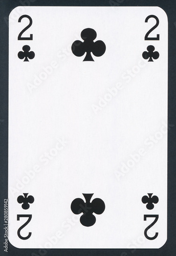 Playing poker cards isolated on black background - high quality XXL