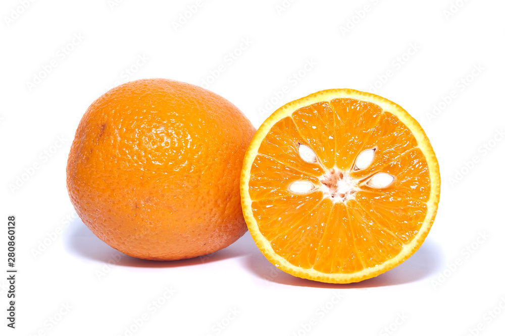 Oranges on a white background. Fruit peaches. cinnamon. Oranges on a white background. Fruit peaches. cinnamon.