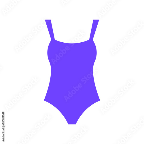 Purple swimsuit
