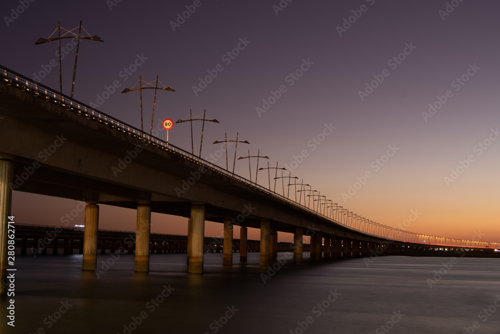 Huelva´s Bridge to the sunset.