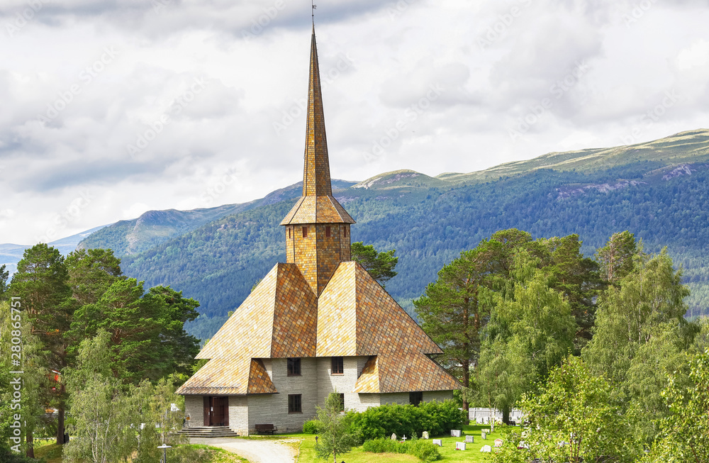 Church in Dombaas, Norway
