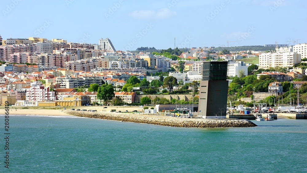 The modern buildings of the Lisbon waterfront