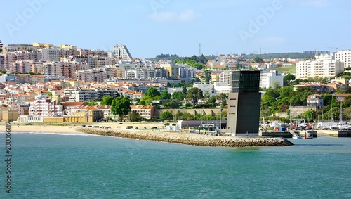 The modern buildings of the Lisbon waterfront