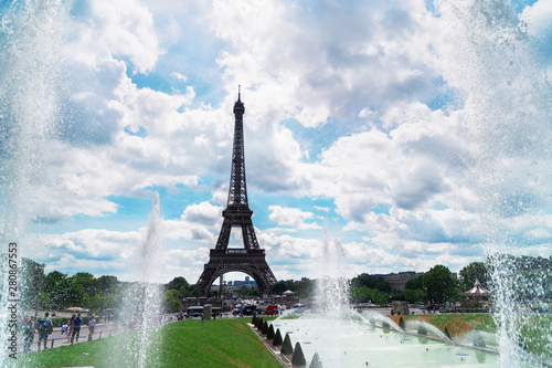 eiffel tour and from Trocadero  Paris