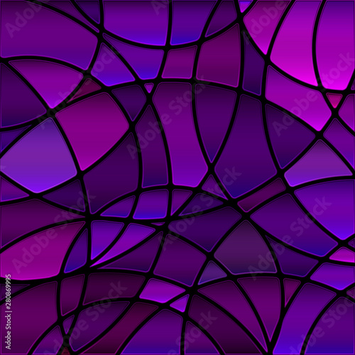 abstract vector stained-glass mosaic background