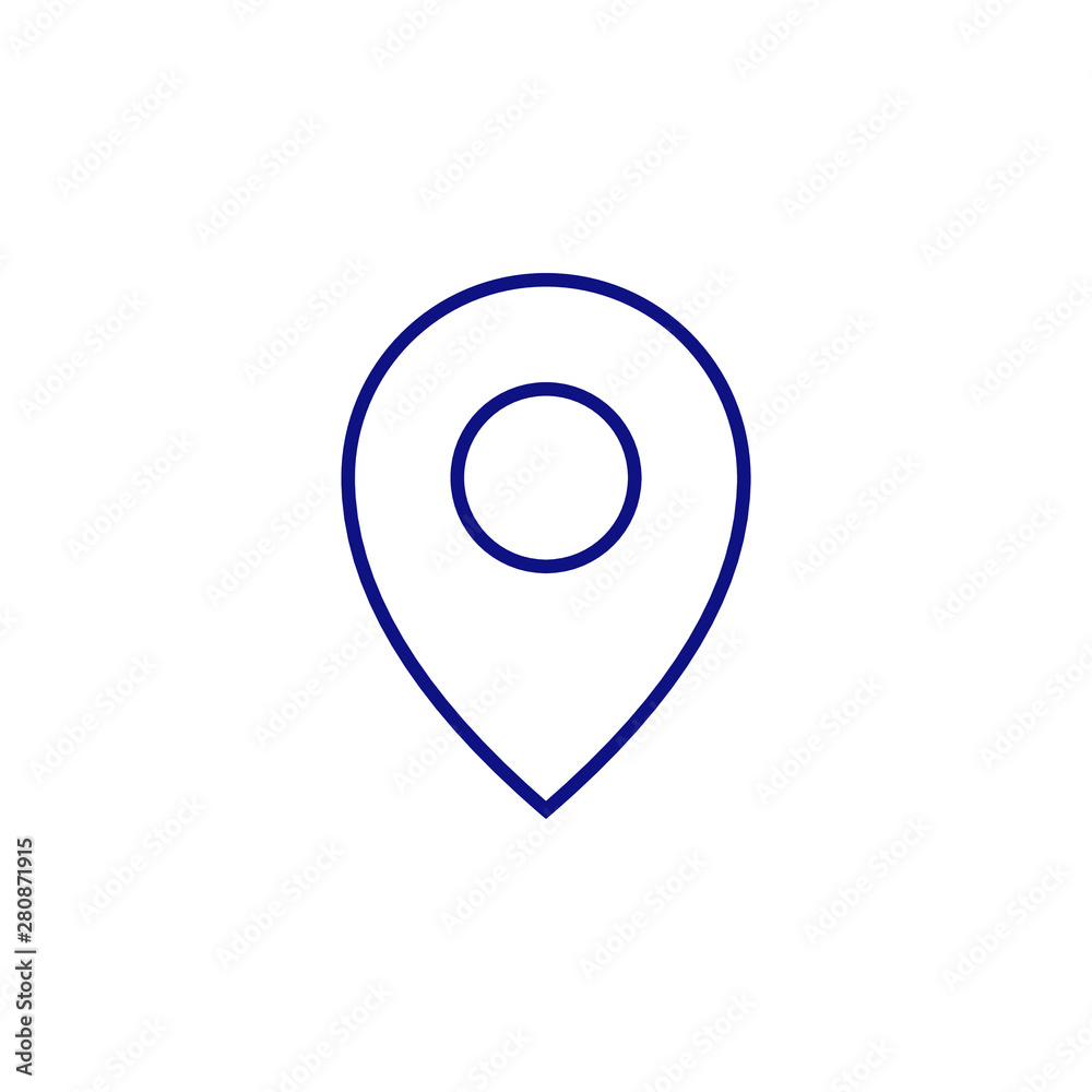 Pin Maps Location icon vector. Location icon. Map pointer icon. Pin Maps Location icon vector. Location icon. Map pointer icon.