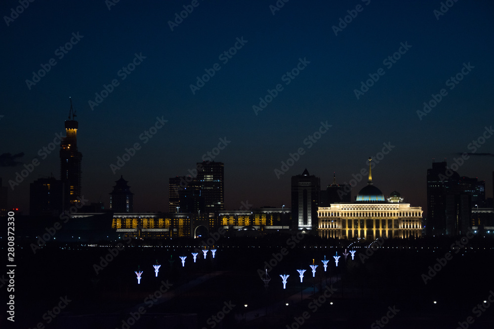 View of the residence of the President, Kazakhstan