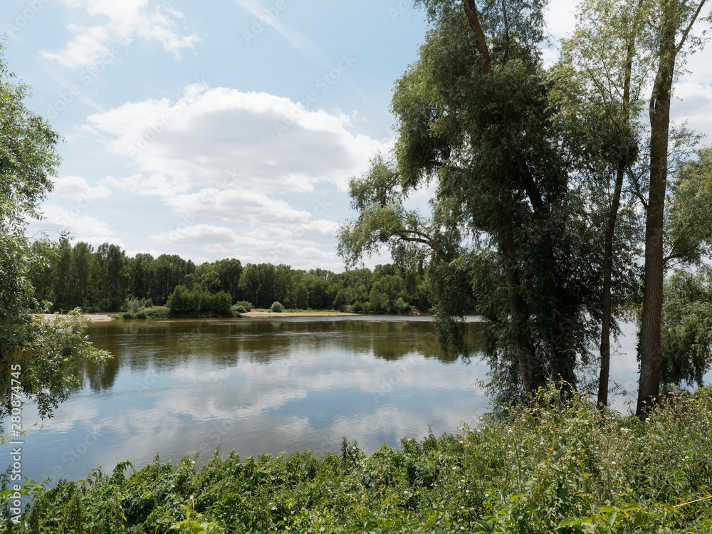 Obraz premium Paysages bucoliques de la Loire en Touraine
