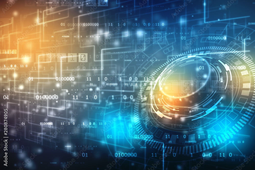Abstract technology background. Digital innovation concept, Technology Circle background, Cyberspace Concept Abstract technology background. Digital innovation concept, Technology Circle background, Cyberspace Concept