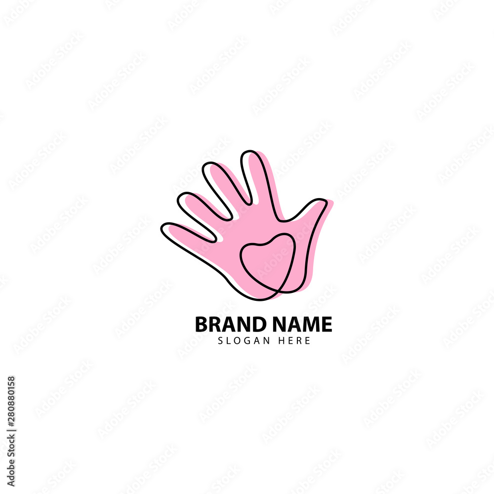 Hand Care Logo Design Inspiration Hand Care Logo Design Inspiration