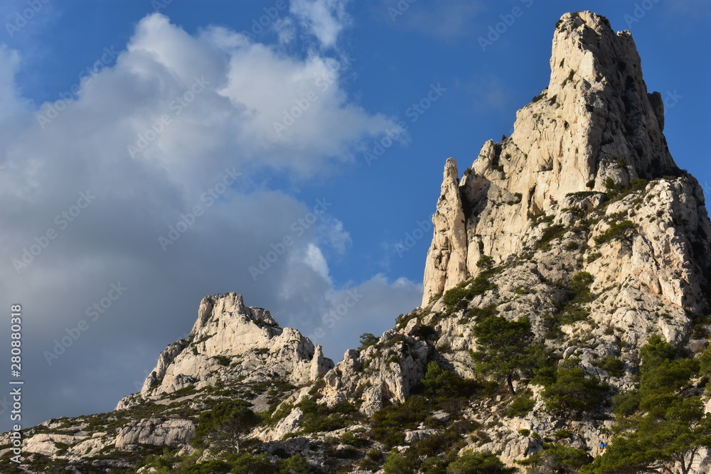 rock in mountains