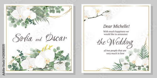 set of business cards