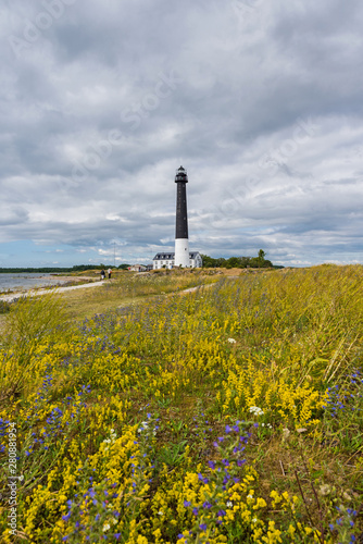 The Sõrve lighthouse on the island Saaremaa; Estonia