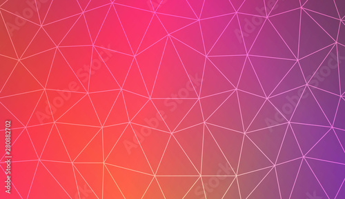 Decorative background with triangles. Decorative design For interior wallpaper, smart design, fashion print. Vector illustration. Abstract Gradient Soft Colorful Background.