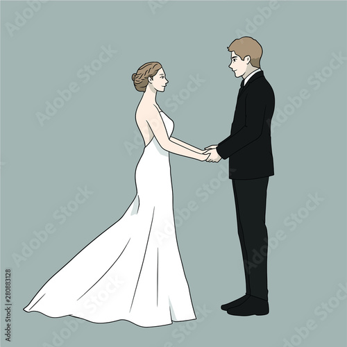 bride and groom
