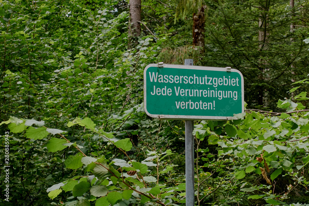 Sign in forest: 