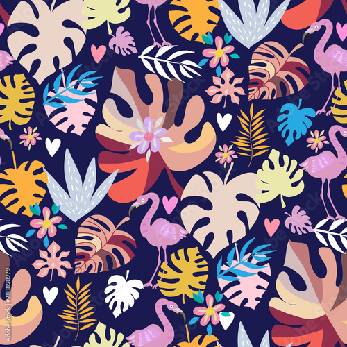 Jungle colorful pattern5