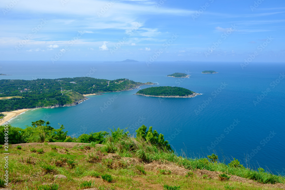 Landscae Black Rock Cliff Pha hin dum Phuket Thailand Landscae Black Rock Cliff Pha hin dum Phuket Thailand