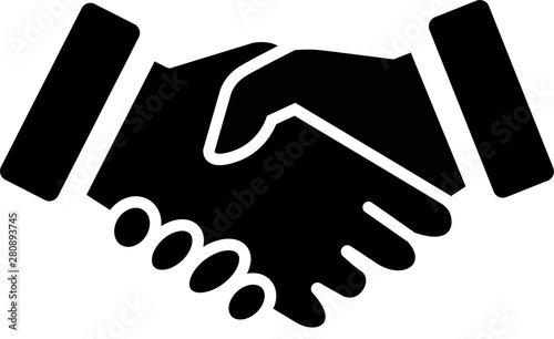 handshake icon, good morning, hands, agreement