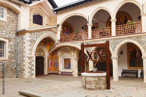 Kykkos monastery of the Cyprus Orthodox Church, which houses the Kykkos icon of the mother Of God. © Aleksandr Simonov