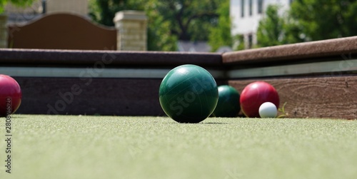 Afternoon on the bocce court photo