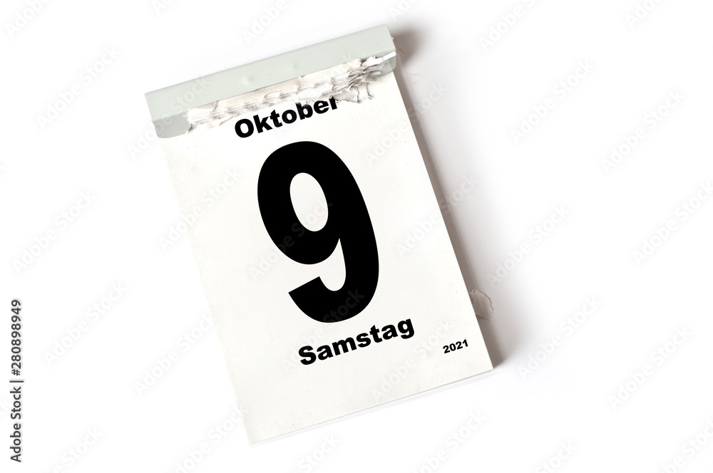 9. Oktober 2021 9. Oktober 2021