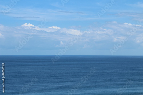 sea, sky, ocean, water, blue, horizon, clouds, cloud, nature, summer, landscape, wave, beach, calm, sun, seascape, cloudy, beautiful, travel, view, day, waves, color, white, cloudscape